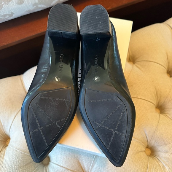 TWO PAIRS:  Calvin Klein leather pumps duet bundle! - Picture 3 of 9
